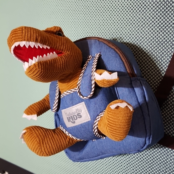 Naturally Kids Dinosaur Backpack - Picture 3 of 13